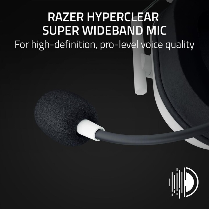 Fones de ouvido Razer Blackshark V2 Hyperspeed brancos (rz04-04960200-r3m1)