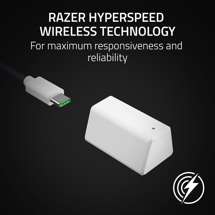 Fones de ouvido Razer Blackshark V2 Hyperspeed brancos (rz04-04960200-r3m1)