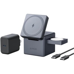 Anker Innovations Y1811G11 chargeur d'appareils mobiles Écouteurs, Smartphone, Smartwatch Noir Secteur, USB Recharge sans fil Ch