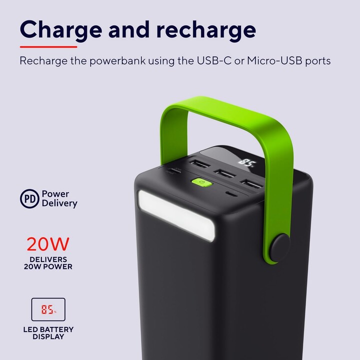Batterie Externe/Powerbank Trust Redoh XXL 50000mAh/ 18W