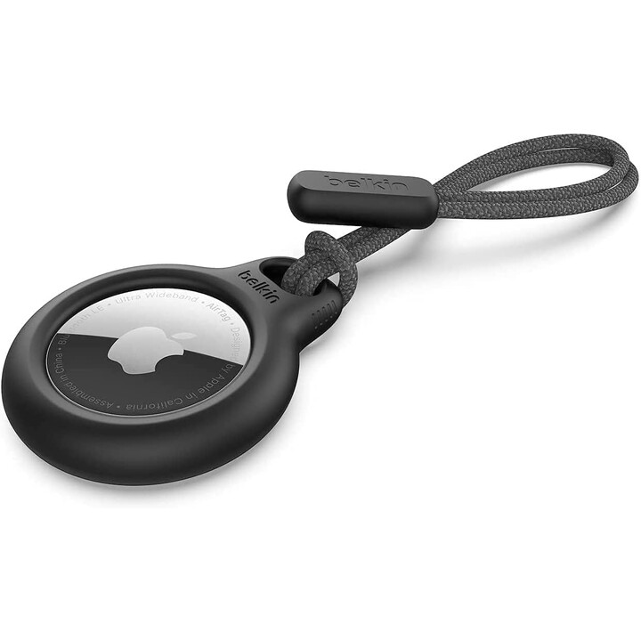 Belkin AirTag Case with Loop Secure Holder Protective Case for AirTag Black
