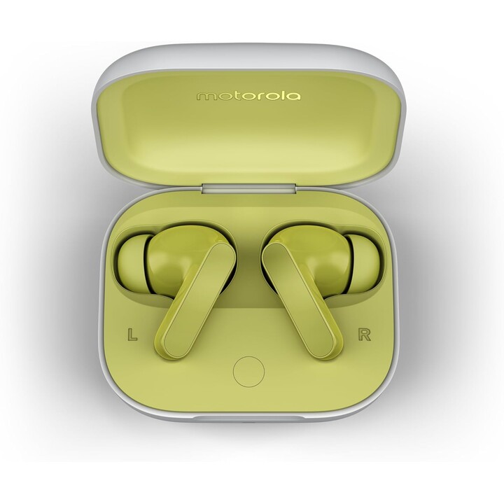 Motorola Moto Buds Casque sans fil, Son de qualité optimale et audio haute résolution ANC Vert