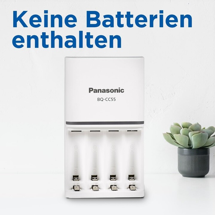 Panasonic | Batterieladegerät | ENELOOP BQ-CC55E | AA/AAA