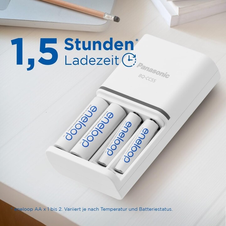 Panasonic | Batterieladegerät | ENELOOP BQ-CC55E | AA/AAA