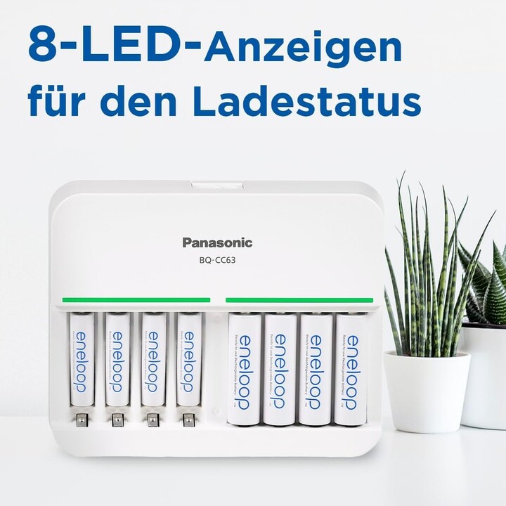 Panasonic | Caricabatterie | ENELOOP BQ-CC63E | AA/AAA