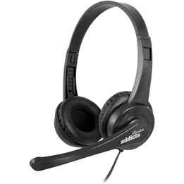 NGS VOX505 USB-Kopfhörer/mit Mikrofon/USB/Schwarz