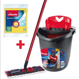 Fregona Vileda Ultramax Box + paños 3 uds.