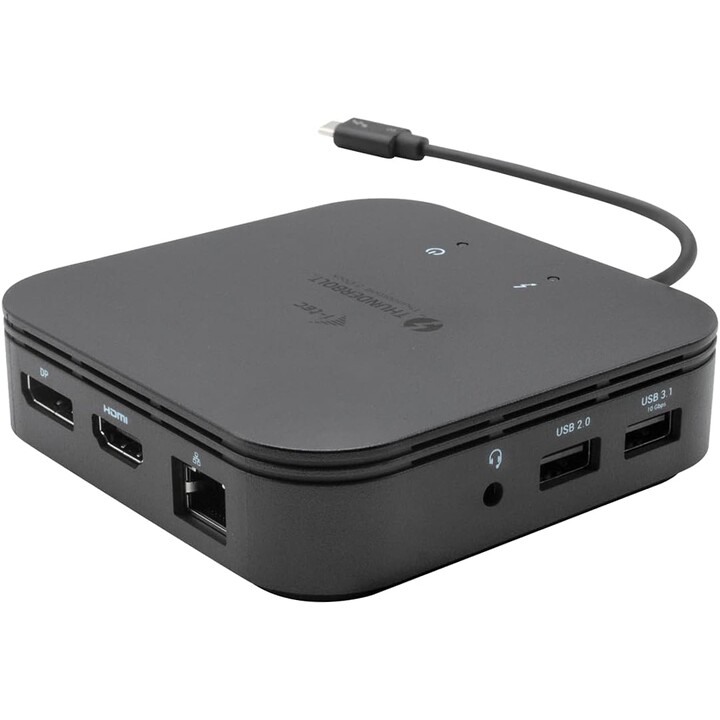 USB-C Replika-Port i-tec HDMI + RJ45 + DP + 5xUSB 3.0 + USB 3.1 + USB-C + SD + Buchse