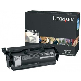 Toner lexmark t65x preto grande capacidade t650 t652 25000 pag