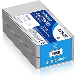 Cartucho epson sjic22p cyan tm-c3500
