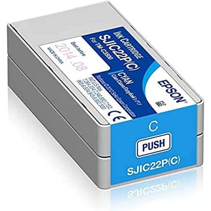 Cartuccia Epson sjic22p ciano tm-c3500