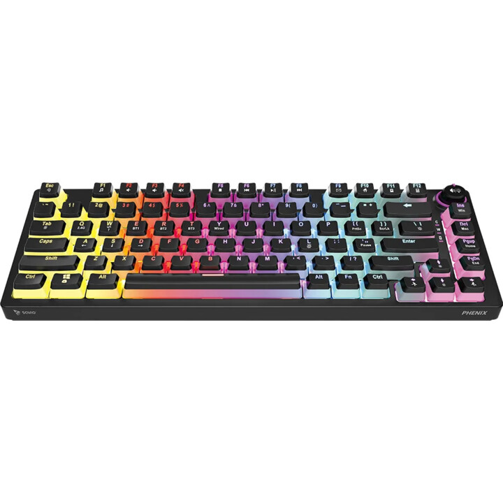 SAVIO PHENIX Wireless Mechanical Keyboard, Gateron Yellow Pro, Pudding