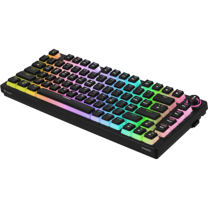SAVIO PHENIX Wireless Mechanical Keyboard, Gateron Yellow Pro, Pudding