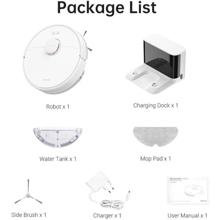 Dreame F9 Pro White - Robot Vacuum Cleaner