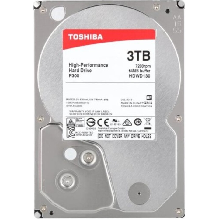 Disco duro 3tb sata6 64mb 7200rpm toshiba