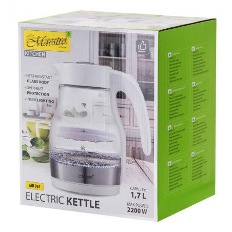 HERVIDOR ELÉCTRICO MAESTRO MR-061 BLANCO
