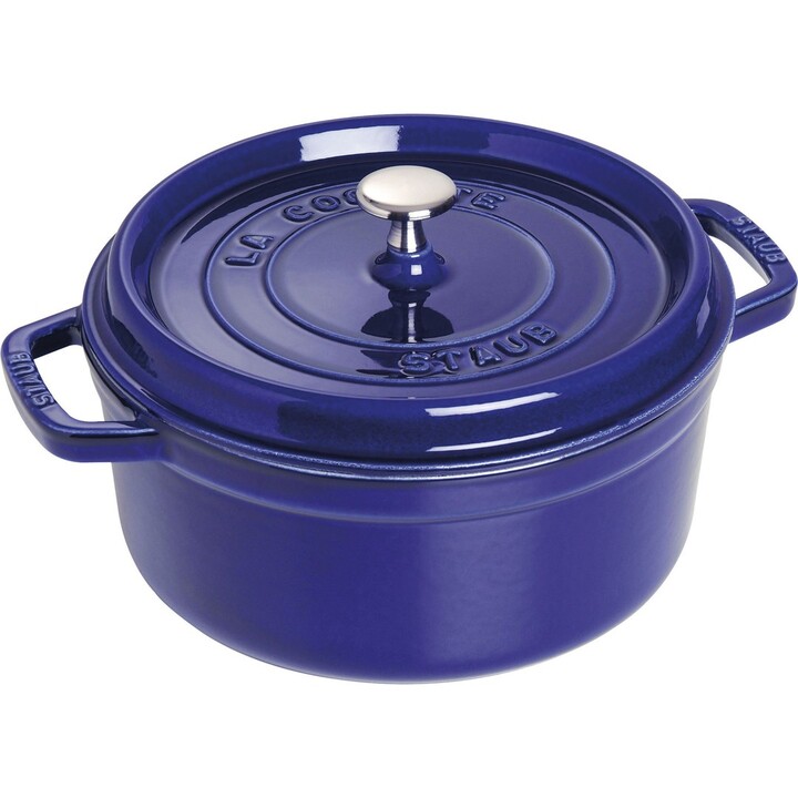 Pentola rotonda in ghisa Staub - 3,8 litri, blu