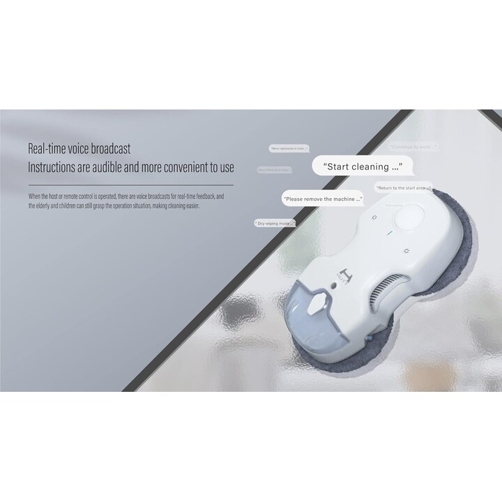 Robot limpiacristales Hutt C65 con Tanque de Agua 80ml Blanco