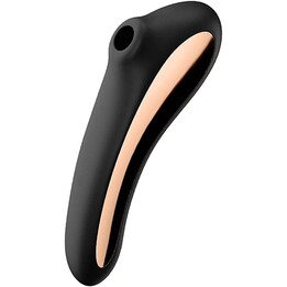 Satisfyer Dual Kiss Air Pulse Vibrator Black