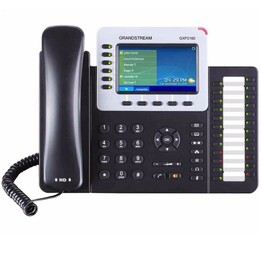 Grandstream GXP-2160 Teléfono IP con PoE Negro