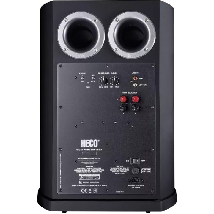SUBWOOFER VICTA ELITE SUB 252A BLACK