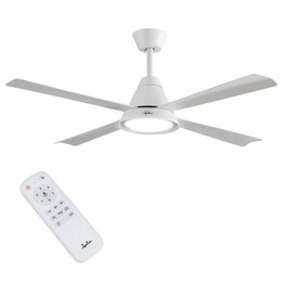 VENTILADOR LAMPARA JATA DE TECHO BLANCO MANDO