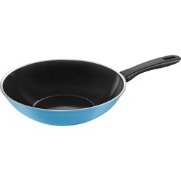 Wok 28 cm blau
