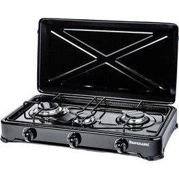 Fogão a gás Ravanson K-03TB 3 bocas preto