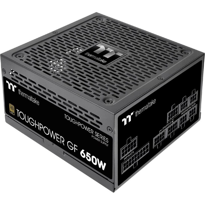 Thermaltake Toughpower 650W Gold power supply unit 20 + 4 pin ATX Black