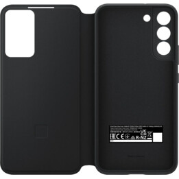 Samsung S906 S22+ Smart Clear View Cover Black EF-ZS906CB