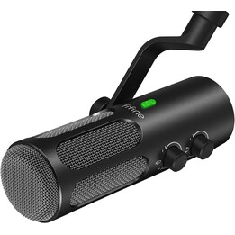 Fifine Tank3 RGB Noir - Microphone USB pour enregistrement et streaming sur PC