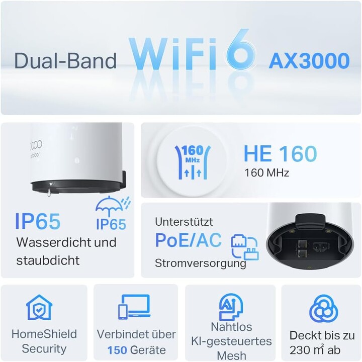 Sistema de malla TP-LINK Deco X50-Outdoor(paquete de 1)