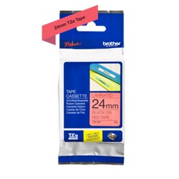 Cinta rotuladora rojo / negro24