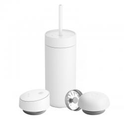 Fellow - Carter Move Mug 3 en 1 - Taza térmica + 3 tapones - Blanco mate 473ml
