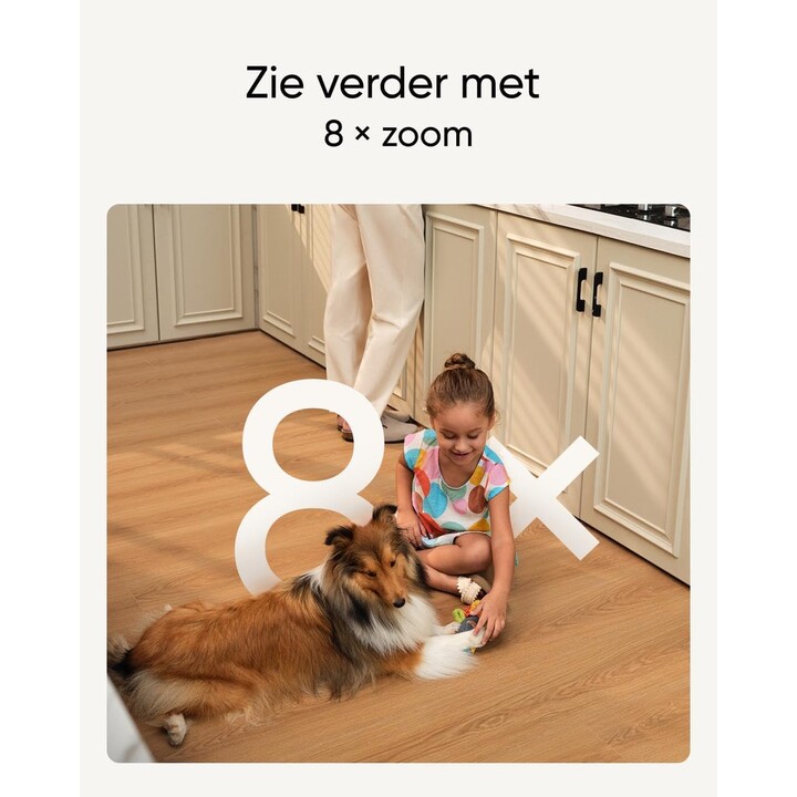 Eufy S350 Double lens 4K Wi-Fi Dual Zoom 8× PTZ AI White - Indoor security camera