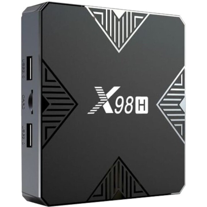X98H H618 2 GB/16 GB Dualband-Bluetooth Android 12 Schwarz – Android TV