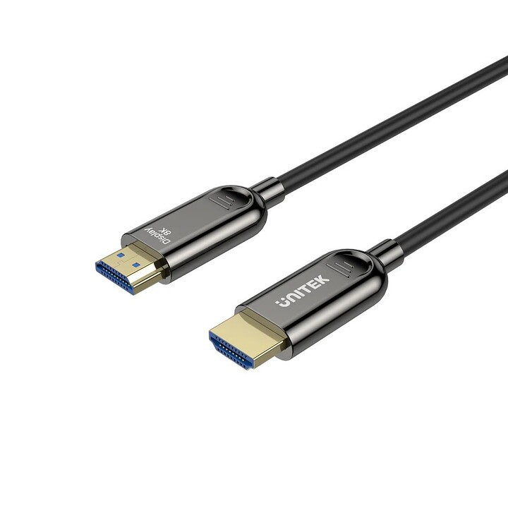 HDMI 2.1 Optical Cable AOC Unitek C11085GY01-10M