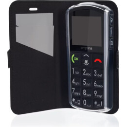 Bolsa de livros Emporia LTB-NAP-V25-B preta para Emporia PURE