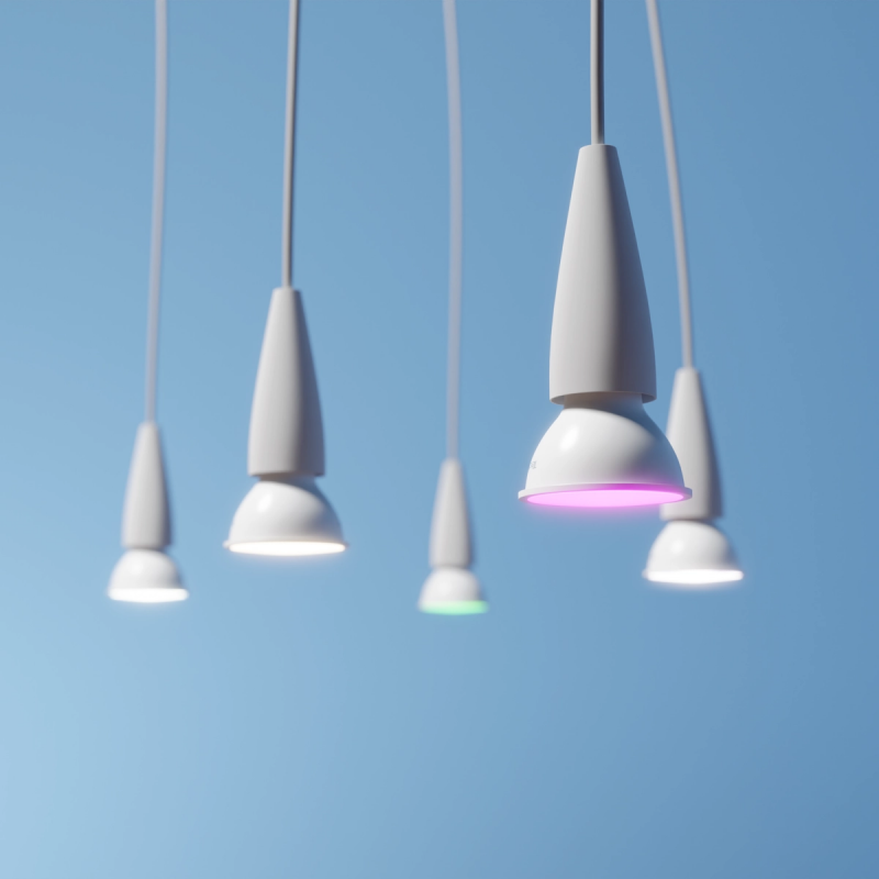 Lâmpada inteligente Tesla TechToy RGB 4,5W GU10