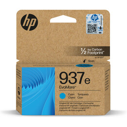 Cartucho de tinta ciano original HP Evomore 937e