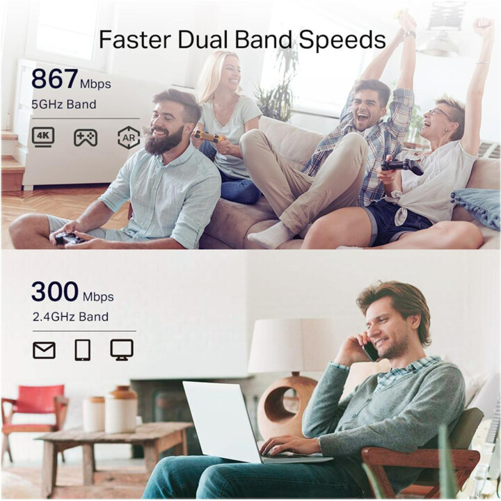 TP-Link RE330 Blanc - Répéteur réseau