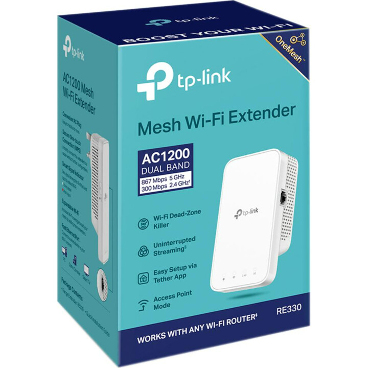 TP-Link RE330 Weiß - Roter Repeater