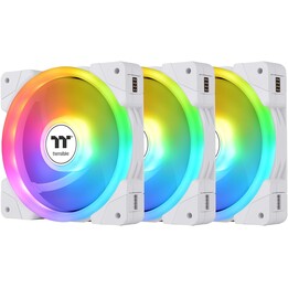 Pacote triplo Thermaltake Swafan EX14 ARGB 140 mm branco