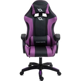 Silla Gaming PowerGaming Con Altavoz Bluetooth y Masaje Negra/Lila
