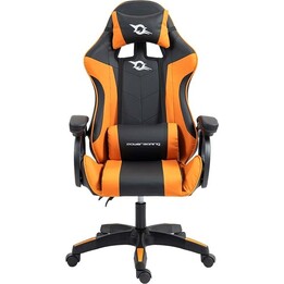 Silla Gaming PowerGaming Negra/Naranja