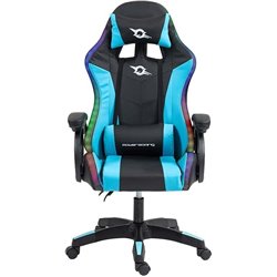 Silla Gaming PowerGaming LED RGB Azul/Negra