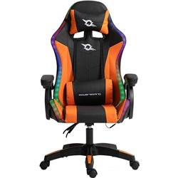 Silla Gaming PowerGaming LED RGB Naranja