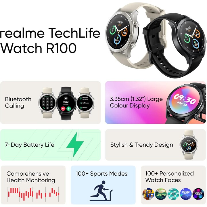 Realme Watch R100 TechLife Grigio
