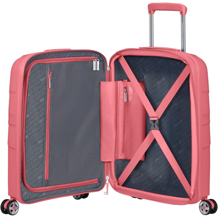 American Tourister Starvibe Spinner Kabinenkoffer 55 cm/ 55 x 40 x 20 cm/ 4 Rollen/ Koralle