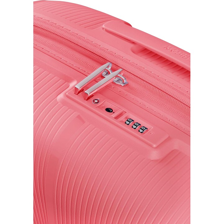 Maleta de Cabina American Tourister Starvibe Spinner 55cm/ 55x40x20cm/ 4 Ruedas/ Coral